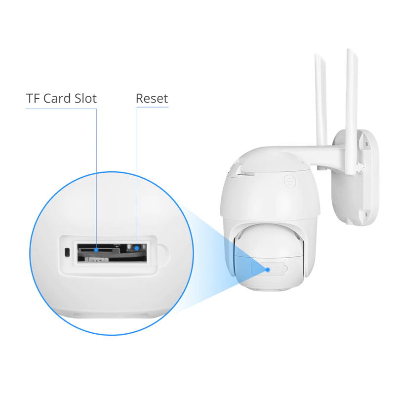 BEZDRÔTOVÁ DOME KAMERA 2 MP 6+4 LED – Obrázok 4