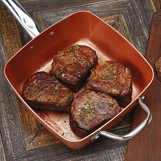 COPPER CHEFF ULTIMATE PAN – HLBOKÁ PANVICA S NEPRIĽNAVÝM POVRCHOM 5 V 1 – Obrázok 3